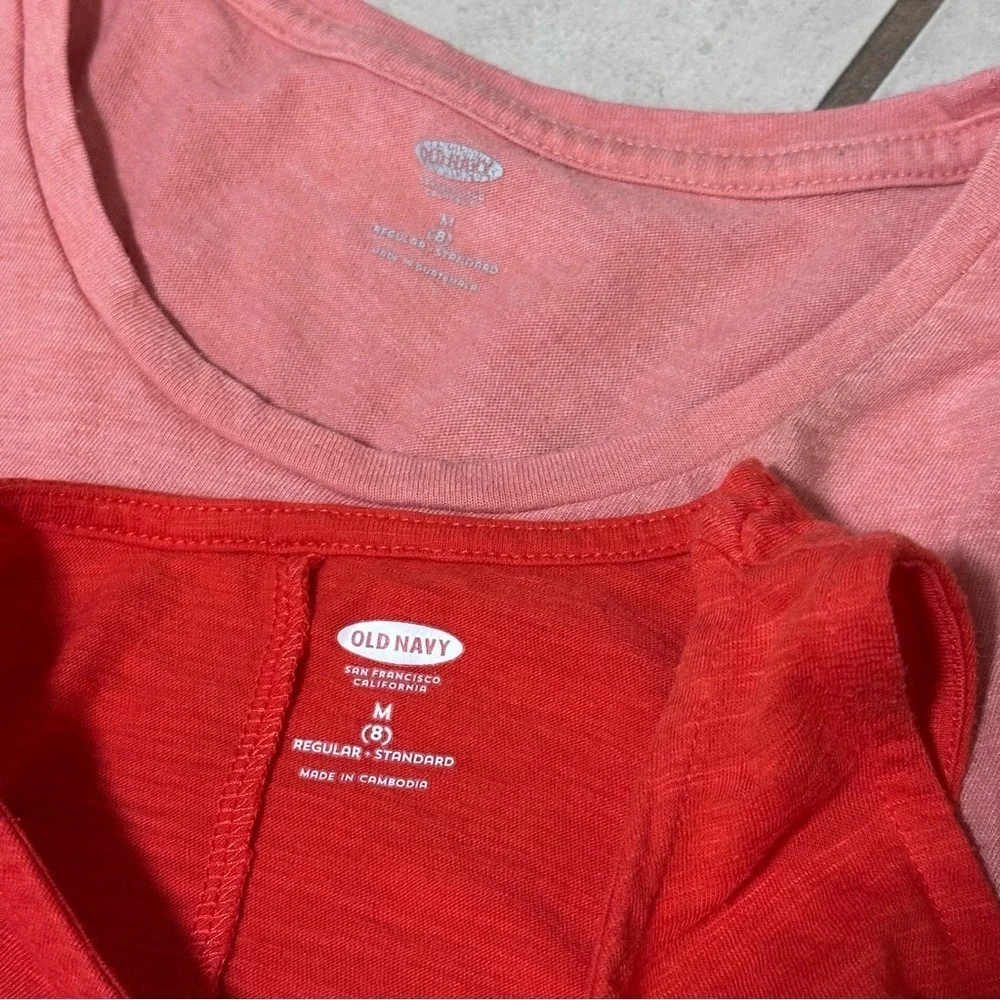 Old Navy Girls kids Orange‎ top blouses size M (8).